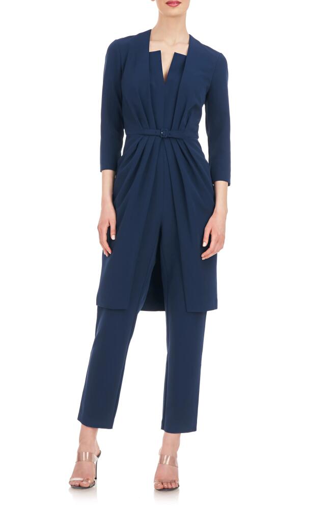 Kay Unger Velma Walk-Through Jumpsuit in Night Blue Cover