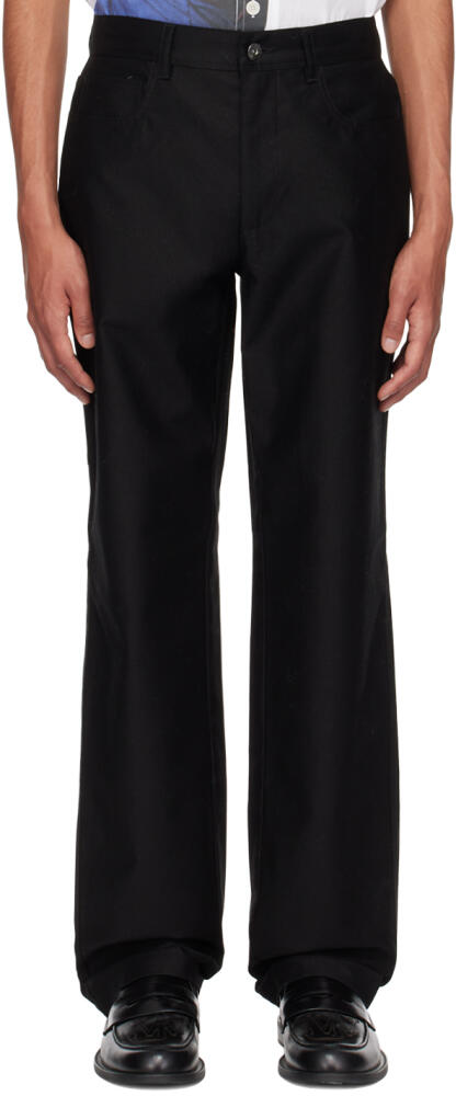 JW Anderson Black Five-Pocket Trousers Cover