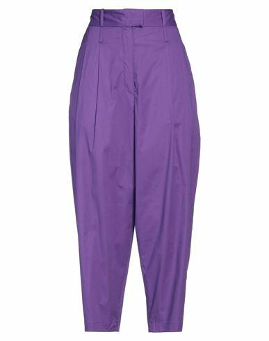 Jejia Woman Pants Purple Cotton, Elastane Cover