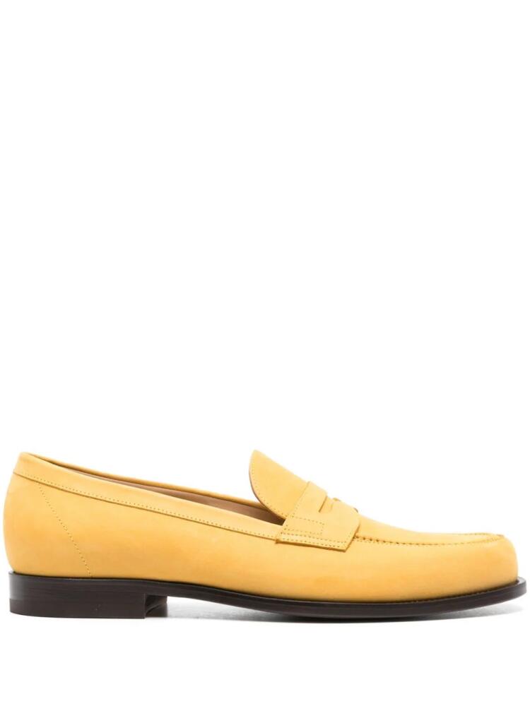 Scarosso Austin leather loafers - Yellow Cover