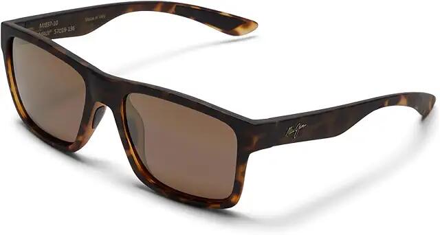 Maui Jim The Flats (Black/Tortoise Lower Rim/Hcl Bronze Polarized) Polarized Fashion Sunglasses Cover