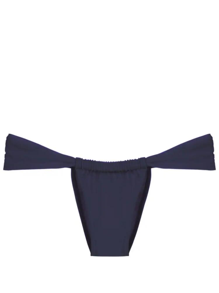 Amir Slama gathered low-waisted bikini bottoms - Blue Cover