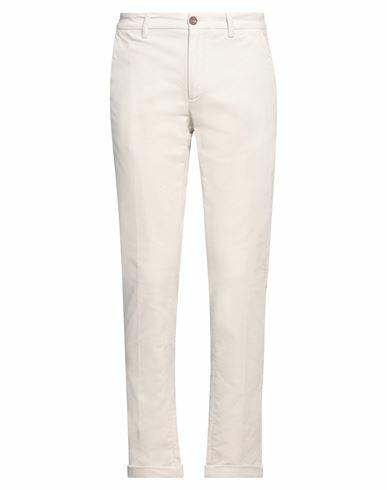 40weft Man Pants Ivory Cotton, Elastane Cover