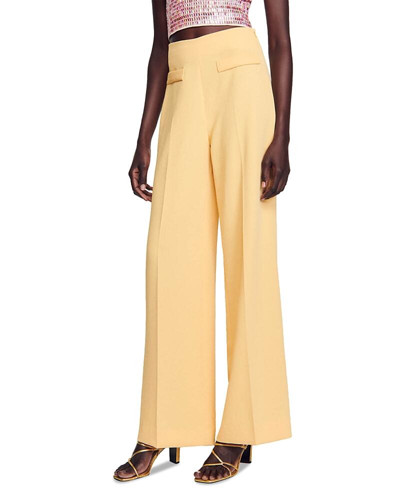 Sandro Ryanel Wide Leg Trousers Cover