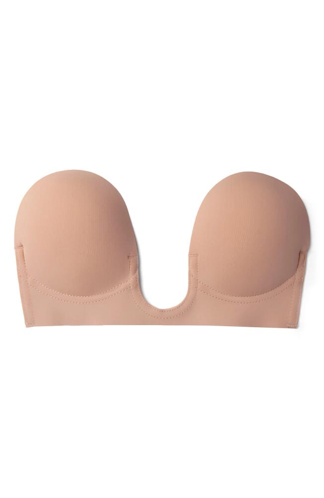 FASHION FORMS U Plunge Backless Strapless Reusable Adhesive Bra in Nude Cover