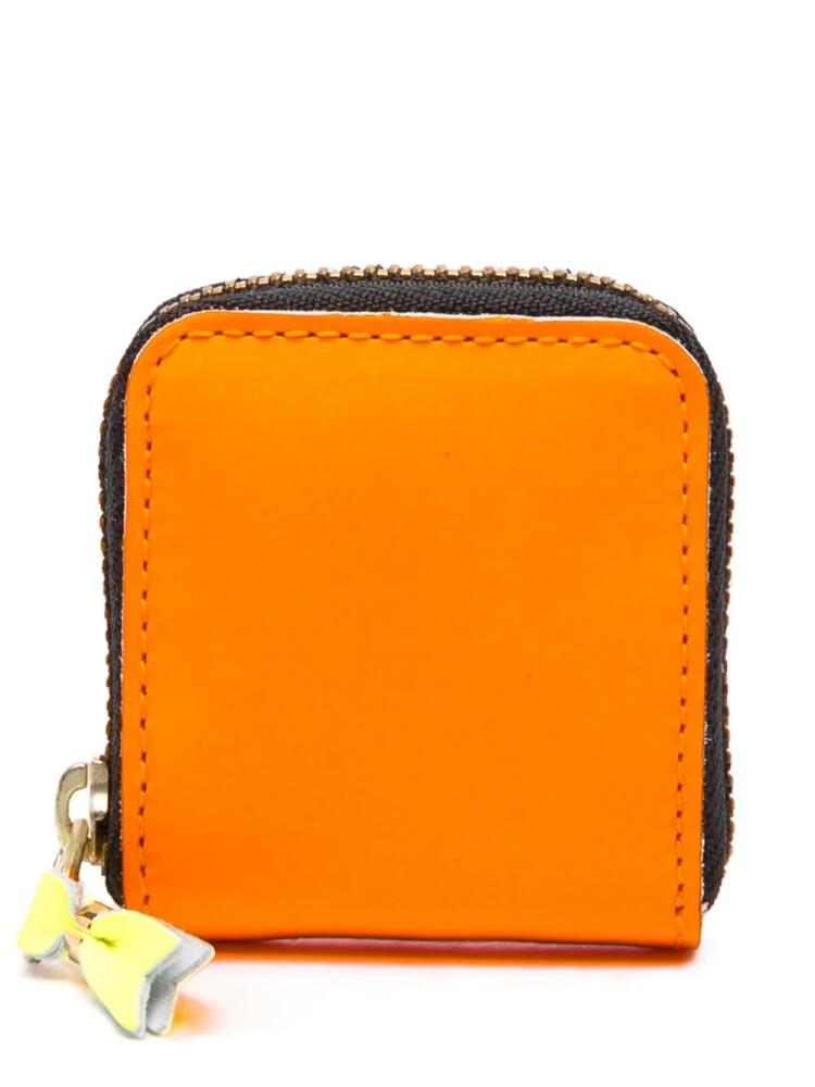 Comme Des Garçons Wallet Super Fluo leather wallet - Orange Cover