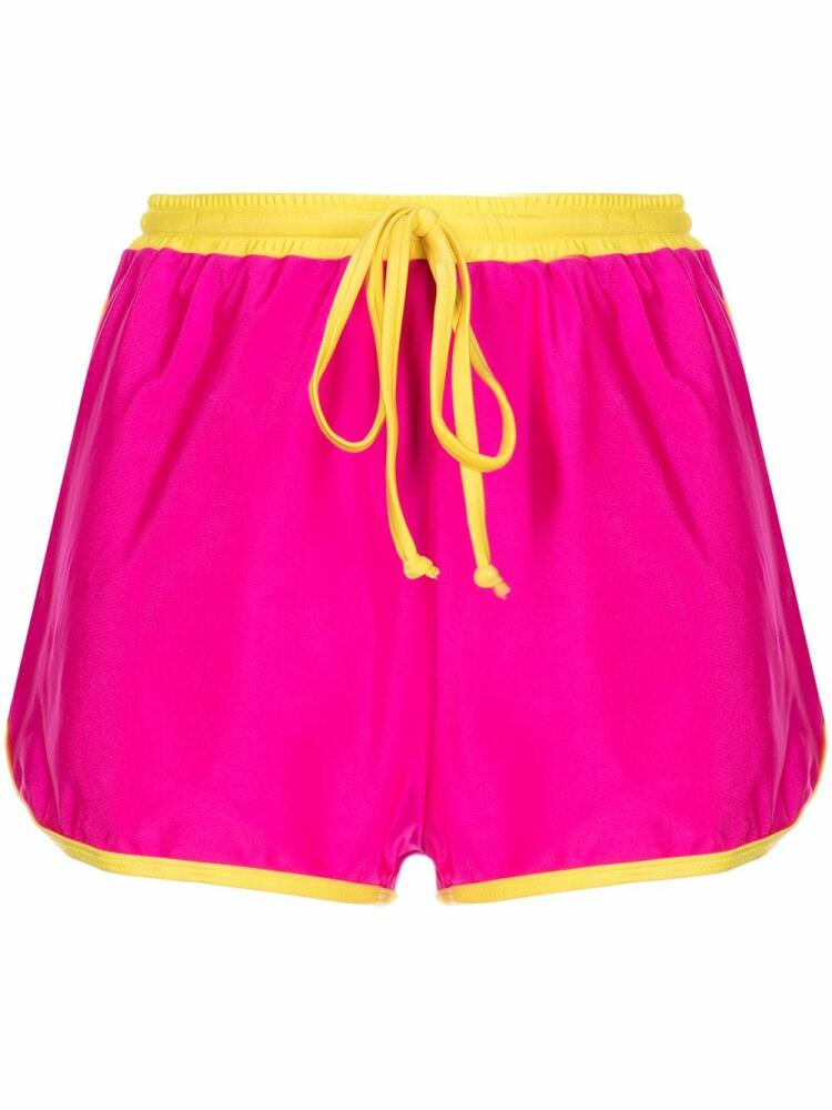 Duskii colourblock swim shorts - Pink Cover