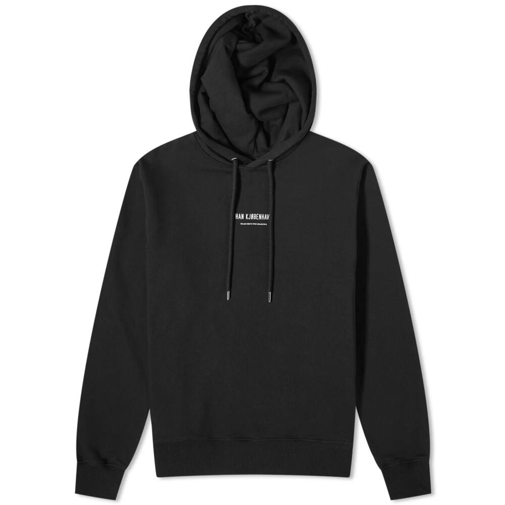 Han Kjobenhavn Men's Shadows Moon Regular Hoodie in Black Cover