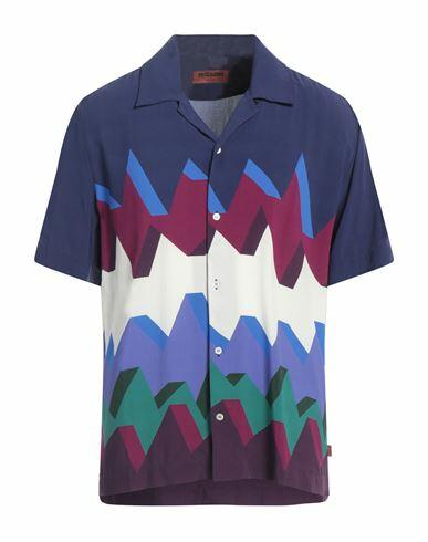 Missoni Man Shirt Purple Viscose Cover