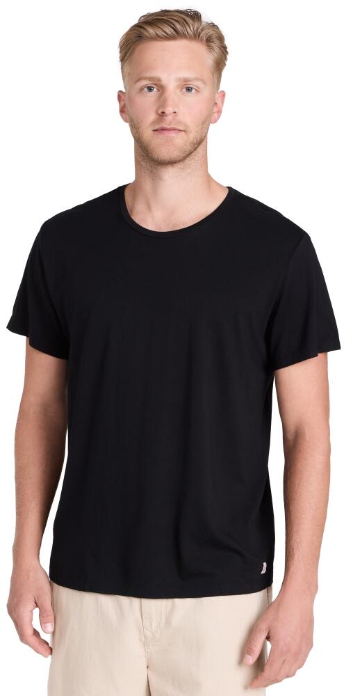 Marine Layer Signature Crew Tee Black Cover