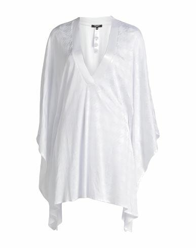 Balmain Woman Cover-up White Viscose, Cotton Cover