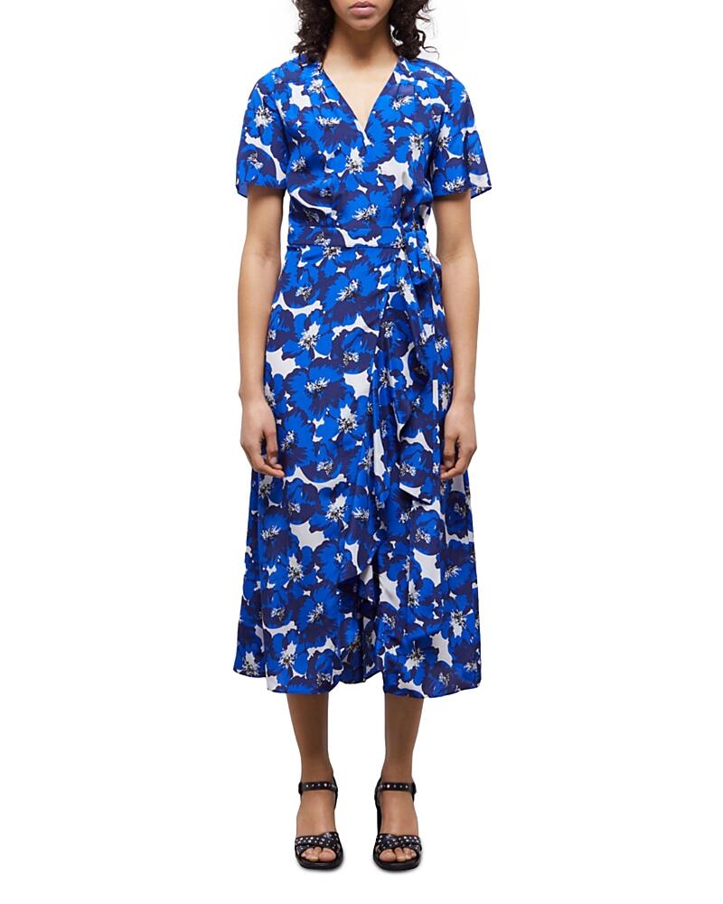 The Kooples Summer Party Short Sleeve Silk Dress Cover