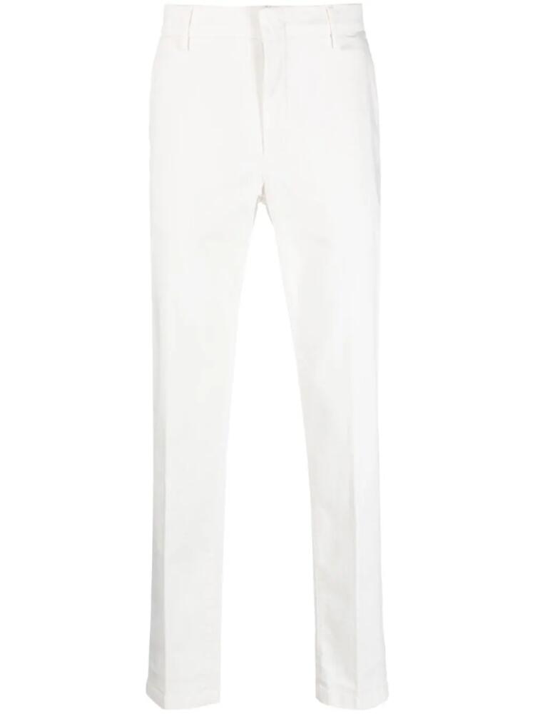 Eleventy mid-rise straight-leg chinos - White Cover