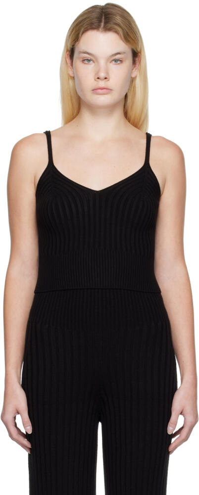 DRAE Black Den Seamless Tank Top Cover