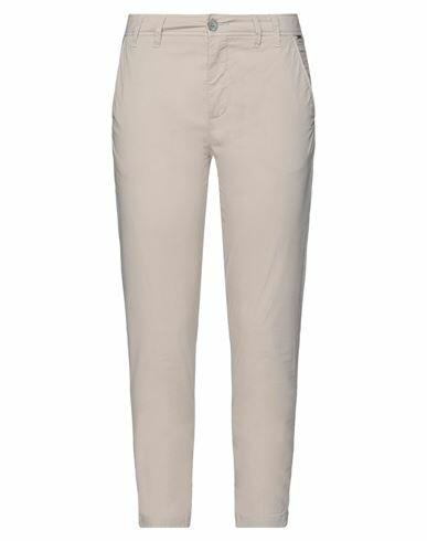 Teleria Zed Woman Pants Beige Cotton, Lycra Cover