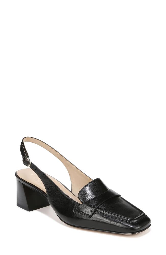 27 EDIT Naturalizer Hunny Slingback Pump in Black Leather Cover