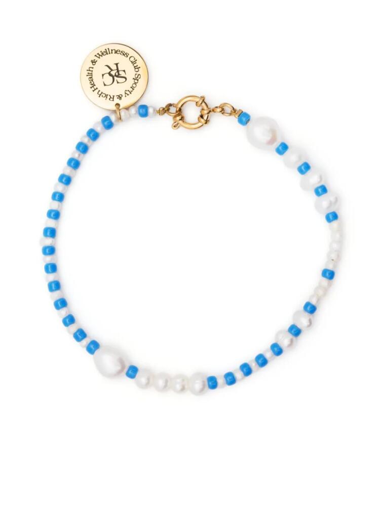 Sporty & Rich SRHWC bead bracelet - Blue Cover