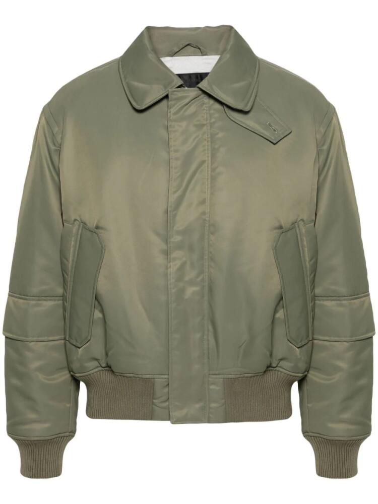 Helmut Lang sleeve-pockets padded jacket - Green Cover