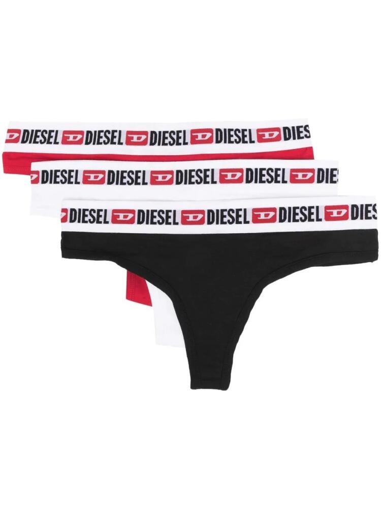 Diesel Ufst-Stars thongs (pack of three) - White Cover