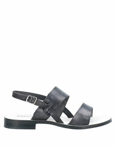 Studio Pollini Woman Sandals Black Cowhide Cover