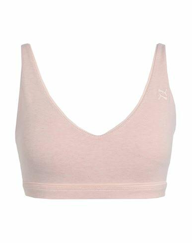 Puma Exhale Cross Bra Woman Top Light pink Cotton, Elastane Cover