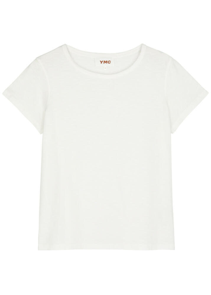 Ymc Day Slubbed Cotton T-shirt - White Cover