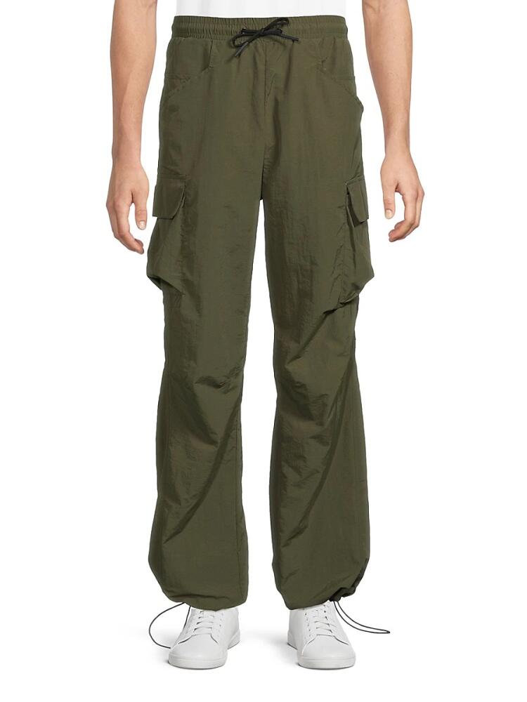 American Stitch Men's Drawstring Cargo Pants - Olive Cover