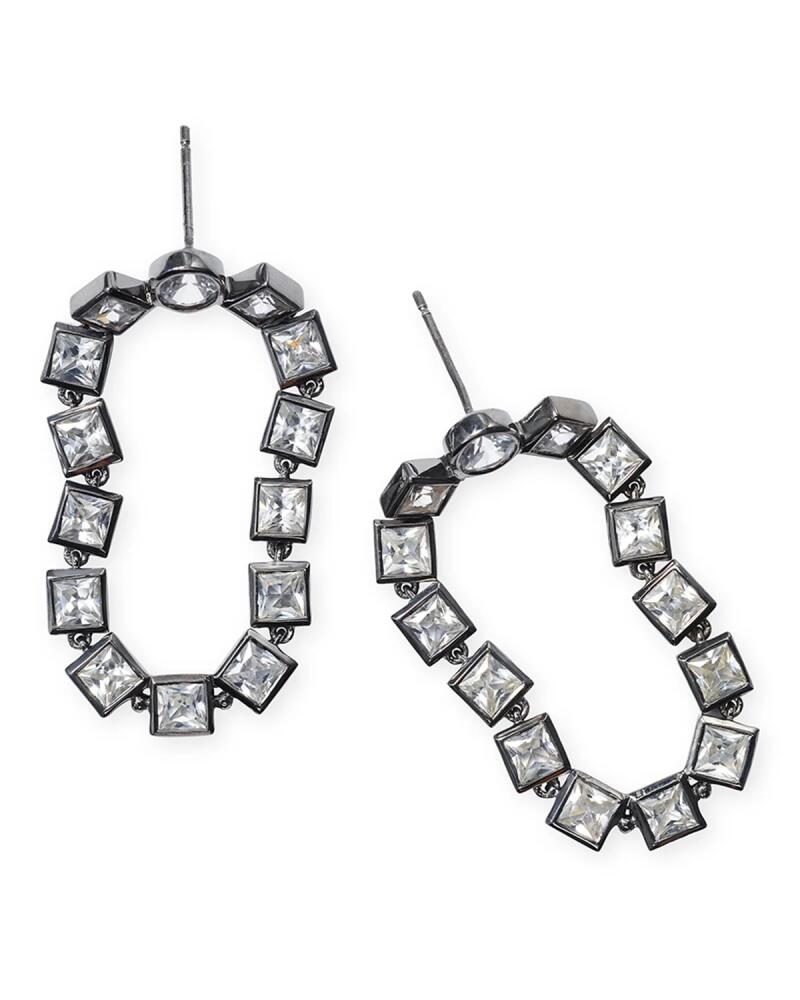 NAKARD Loop Earrings, White Zircon Cover