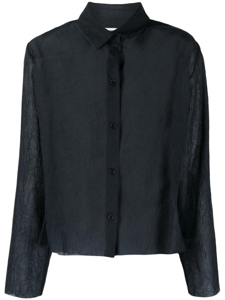 Henrik Vibskov Chaos Pleat long-sleeve shirt - Black Cover