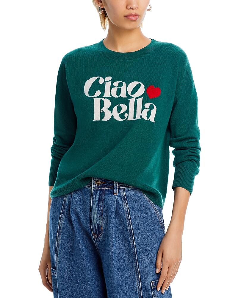 Aqua Ciao Bella Crewneck Cashmere Sweater - Exclusive Cover