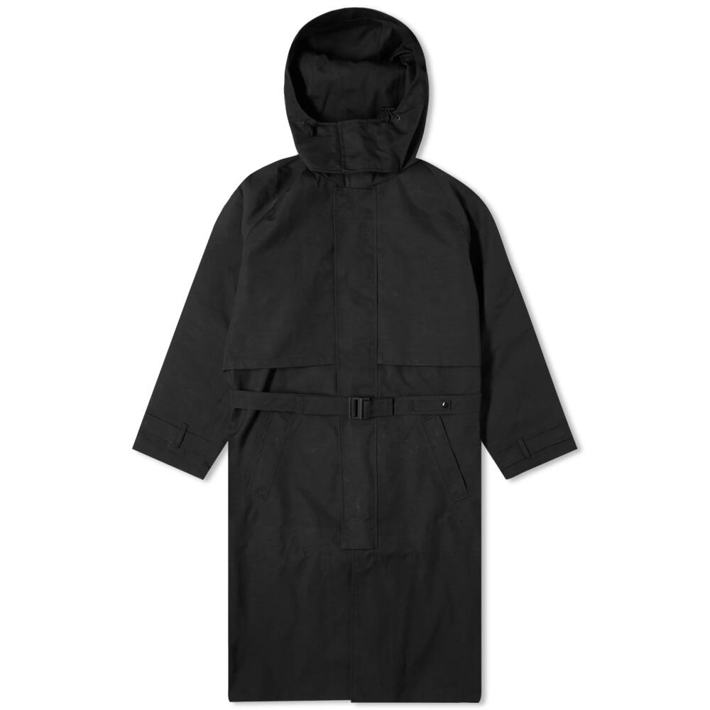 Y-3 Men's Trench Coat in Black Cover