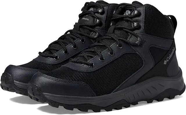 Columbia Trailstorm Ascend Mid Waterproof (Black/Dark Grey) Men's Shoes Cover