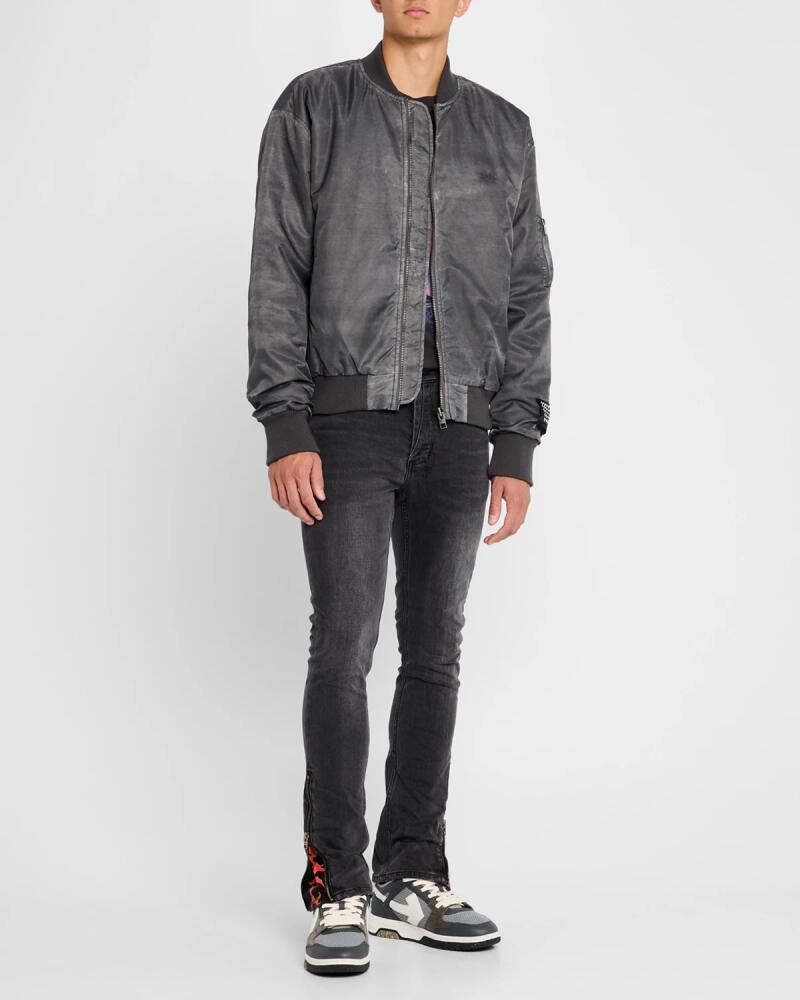 Ksubi Men's Overdyed Royalty Bomber Jacket Cover