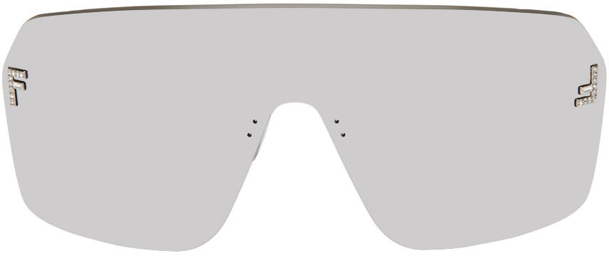 Fendi Gunmetal & Silver Fendi First Crystal Sunglasses Cover