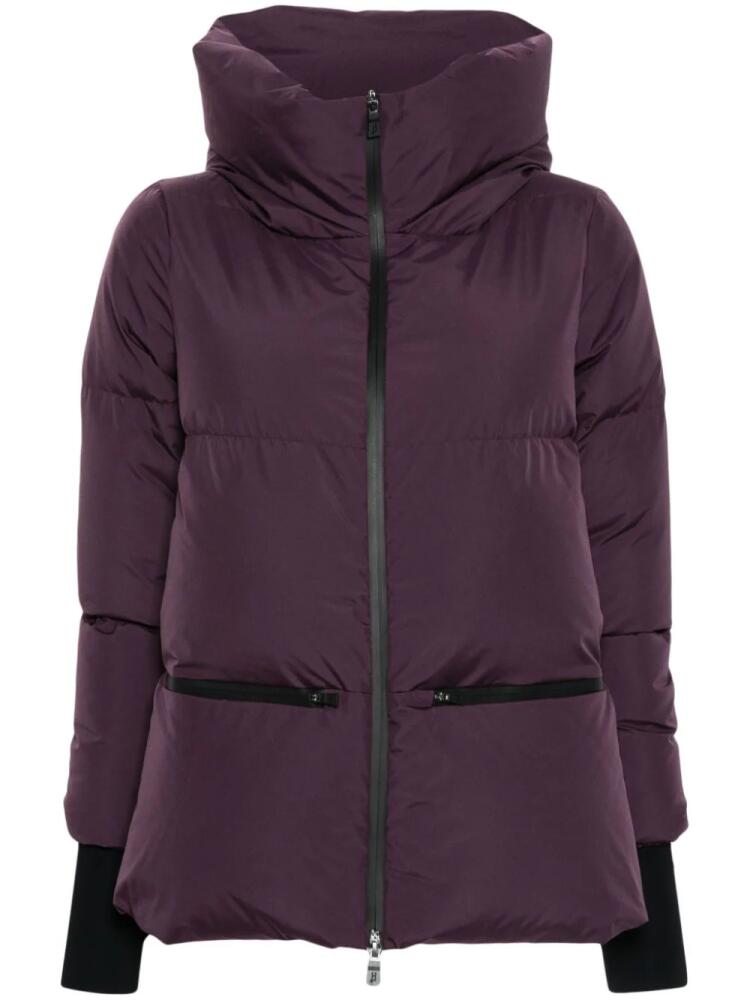 Herno quilted puffer jacket - Purple Cover