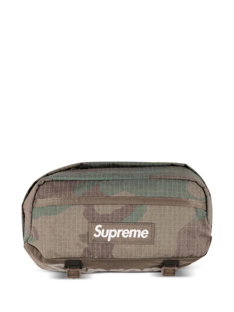 Supreme camouflage-print ripstop belt bag - Brown Cover