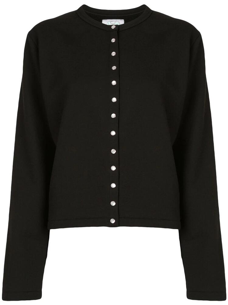 agnès b. Le Classique snap cardigan - Black Cover