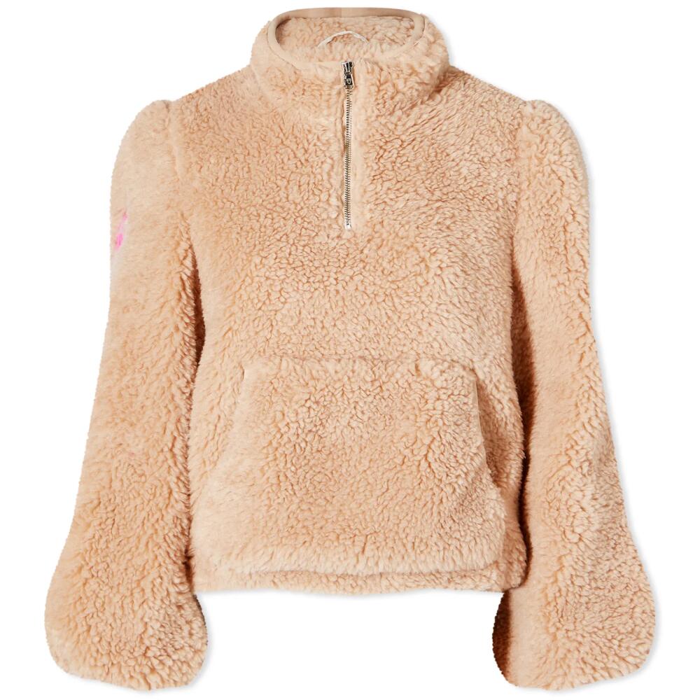 Shrimps Women's Fleecie Logo Fleece in Honey/Fuchsia Cover