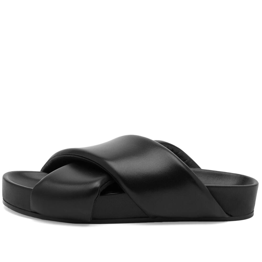 Jil Sander Men's Leather Sandal in Black Cover