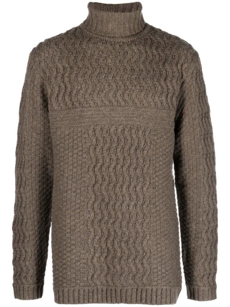 66 North Bylur cable-knit jumper - Brown Cover