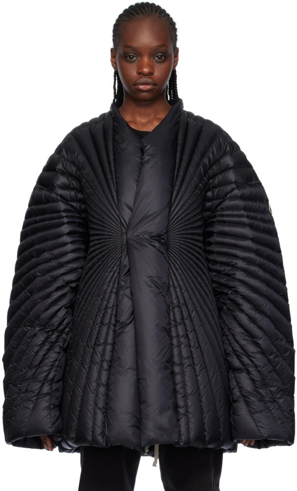 Rick Owens Moncler + Rick Owens Black Radiance Down Jacket Cover