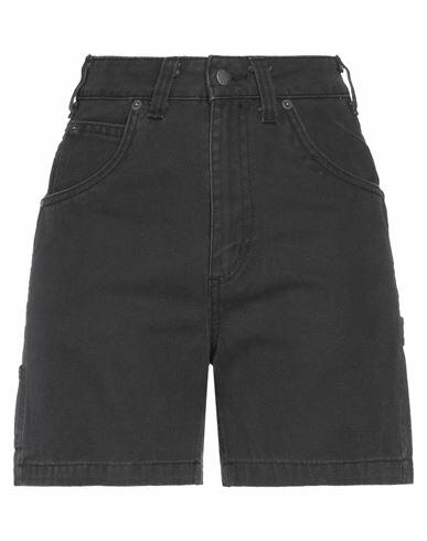 Dickies Woman Shorts & Bermuda Shorts Black Cotton Cover