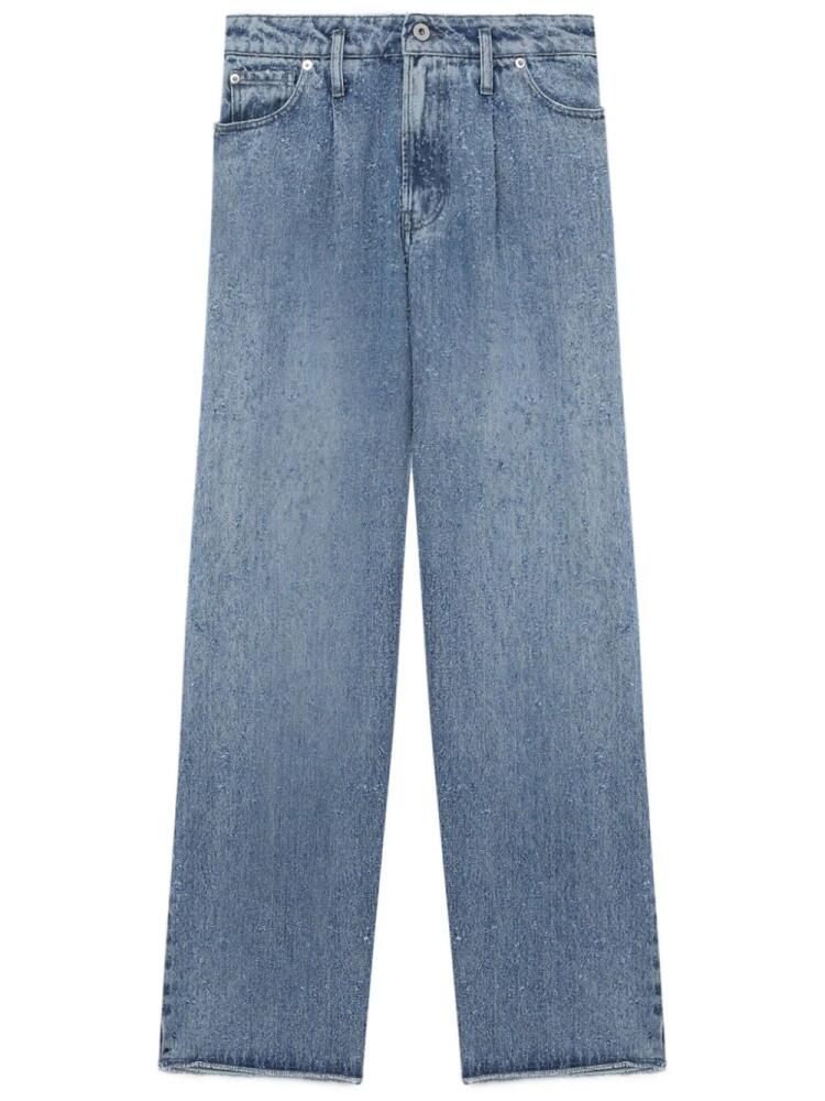 Halfboy mid-rise straight-leg jeans - Blue Cover