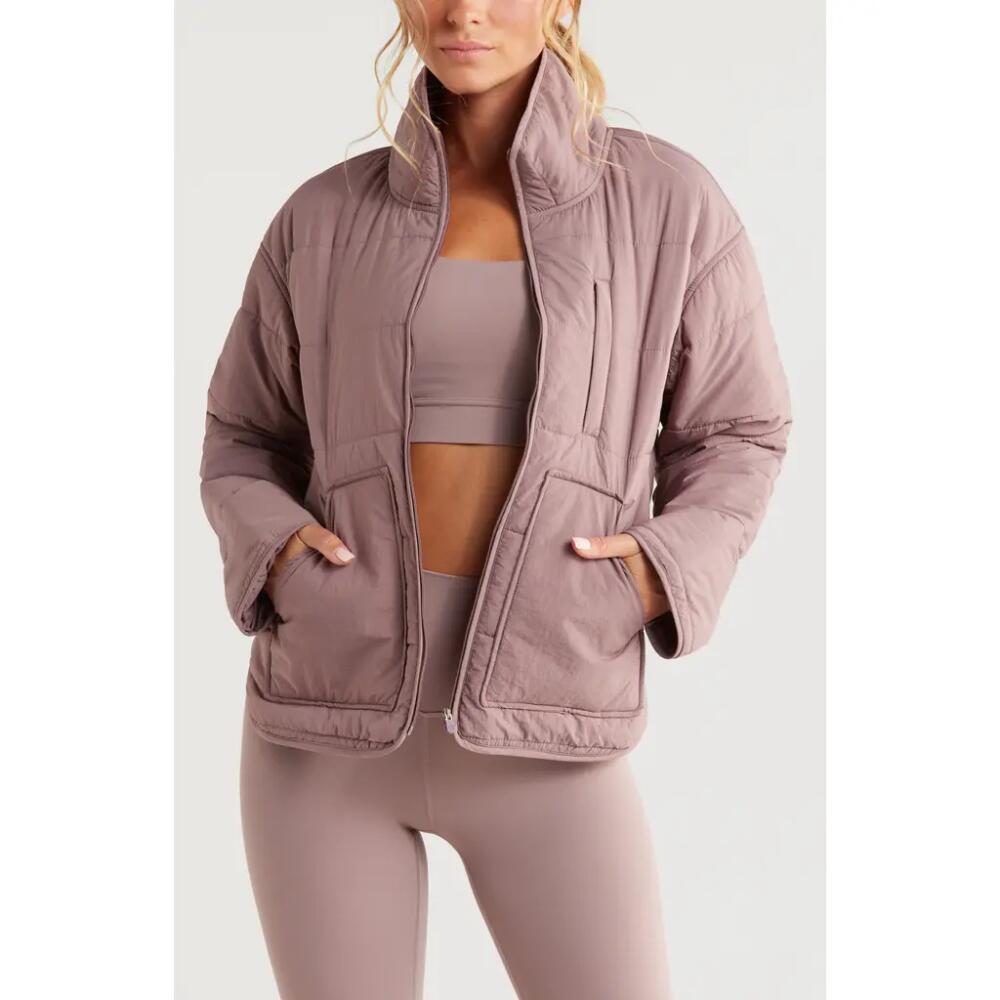 Zella Quilted Packable Jacket in Purple Moon Cover