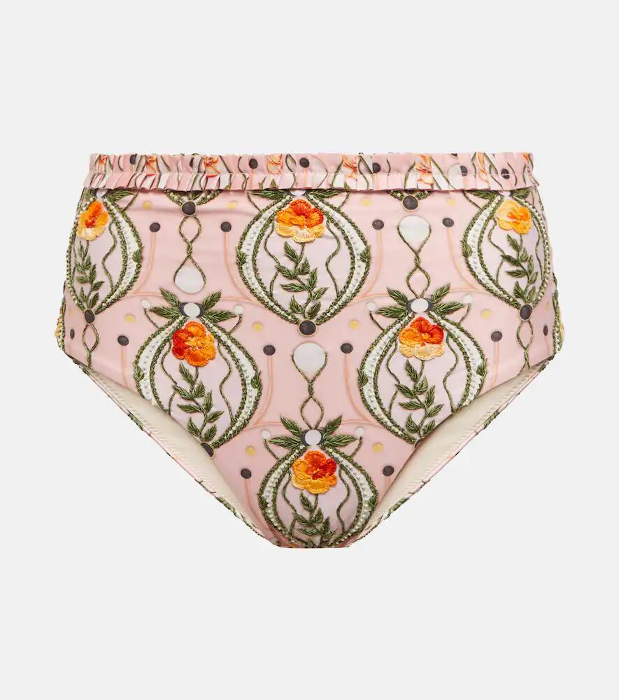 Agua by Agua Bendita Nopal Lunar embroidered bikini bottoms Cover