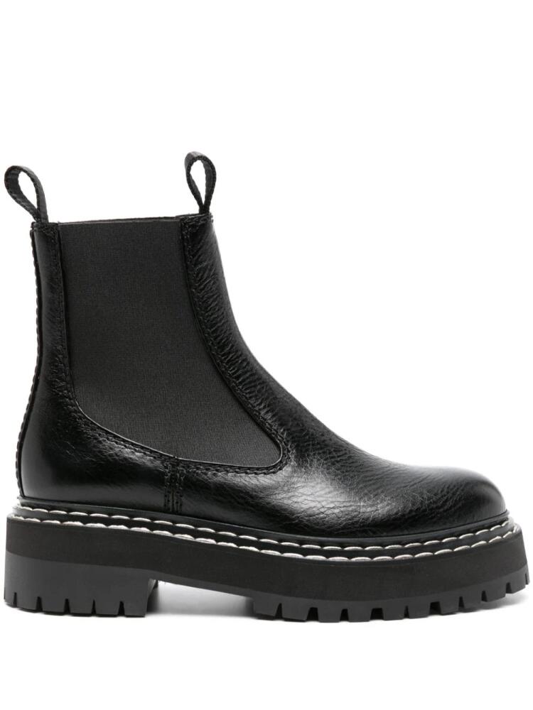 Proenza Schouler leather chelsea boots - Black Cover