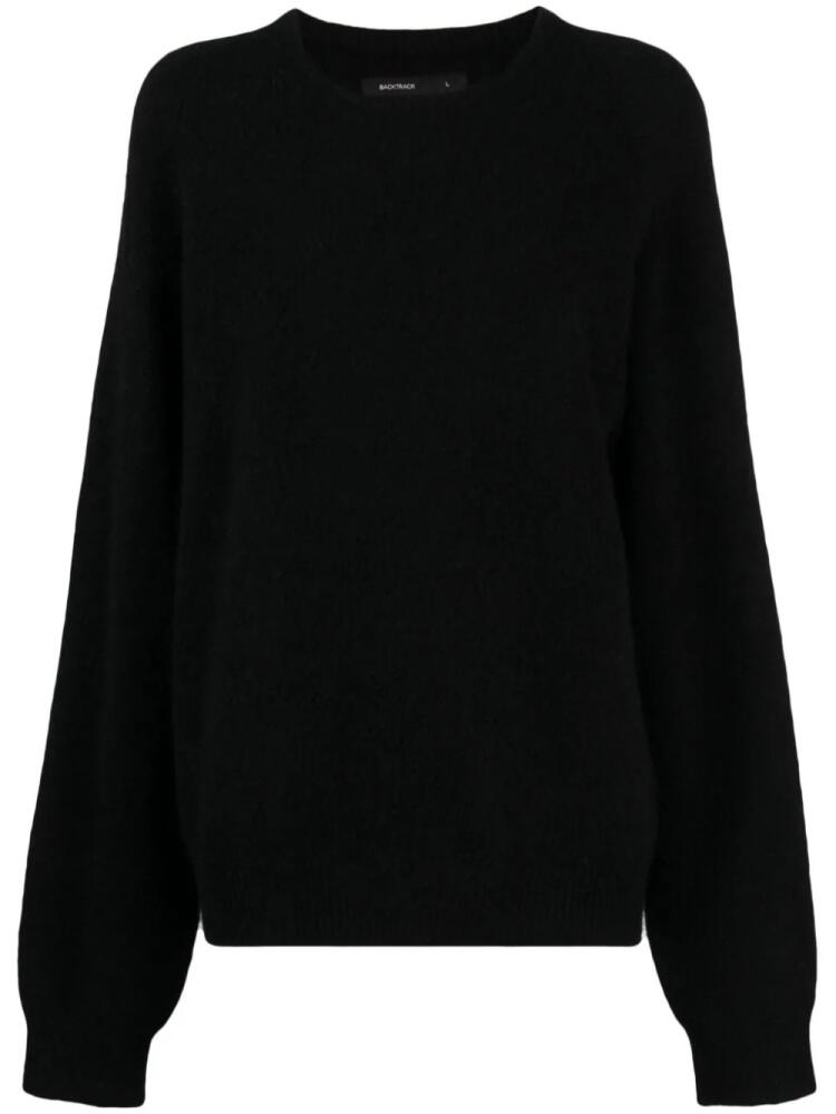 Frenckenberger balloon-sleeve cashmere jumper - Black Cover