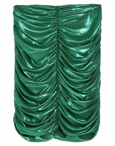 Aniye By Woman Mini skirt Emerald green Polyester Cover