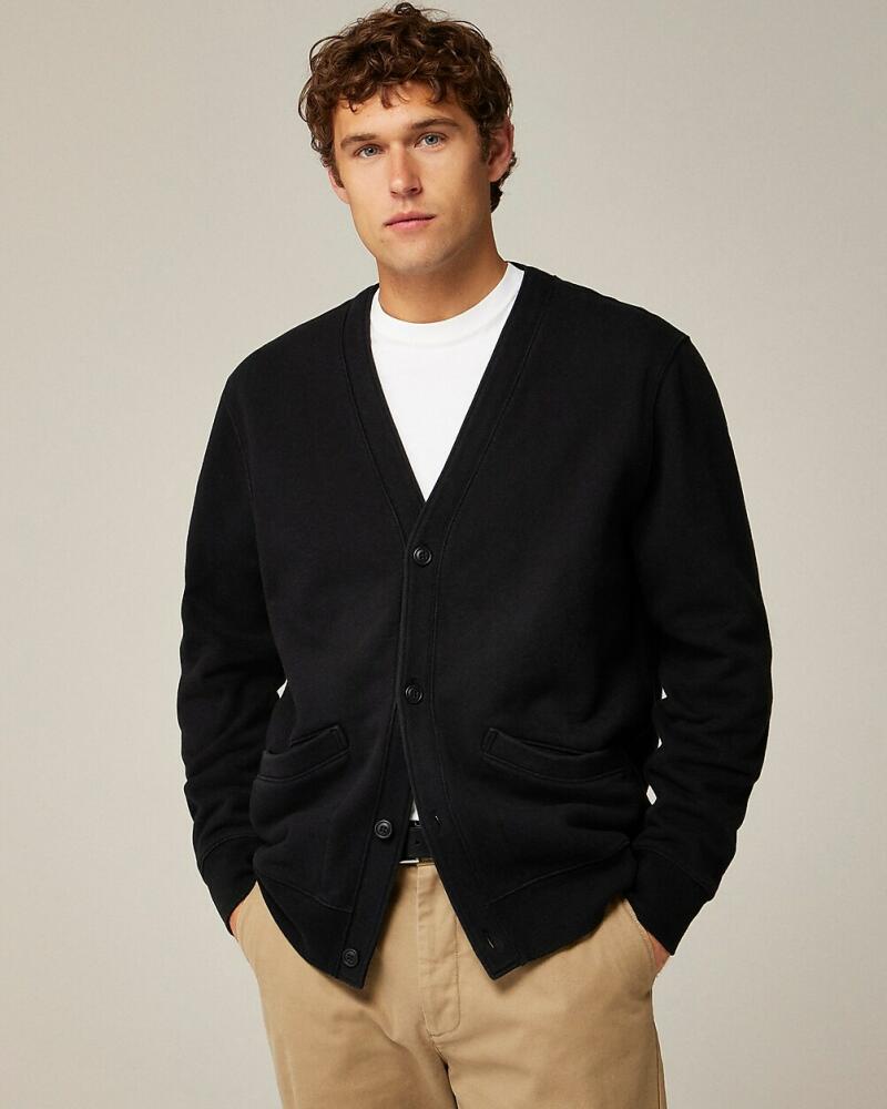 J.Crew Heritage 14 oz. fleece cardigan sweater Cover