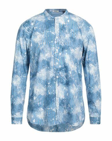 Imperial Man Shirt Azure Cotton Cover